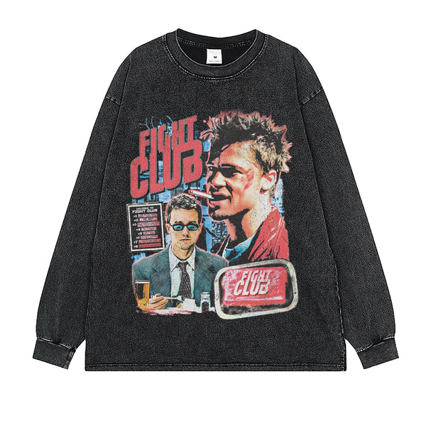VINTAGE LONG SLEEVE TEE | FIGHT CLUB 4.7