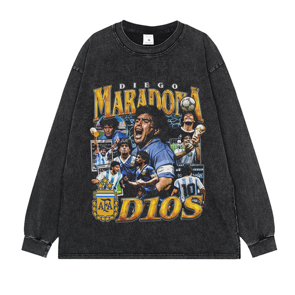 VINTAGE LONG SLEEVE TEE | MARADONA 4.8